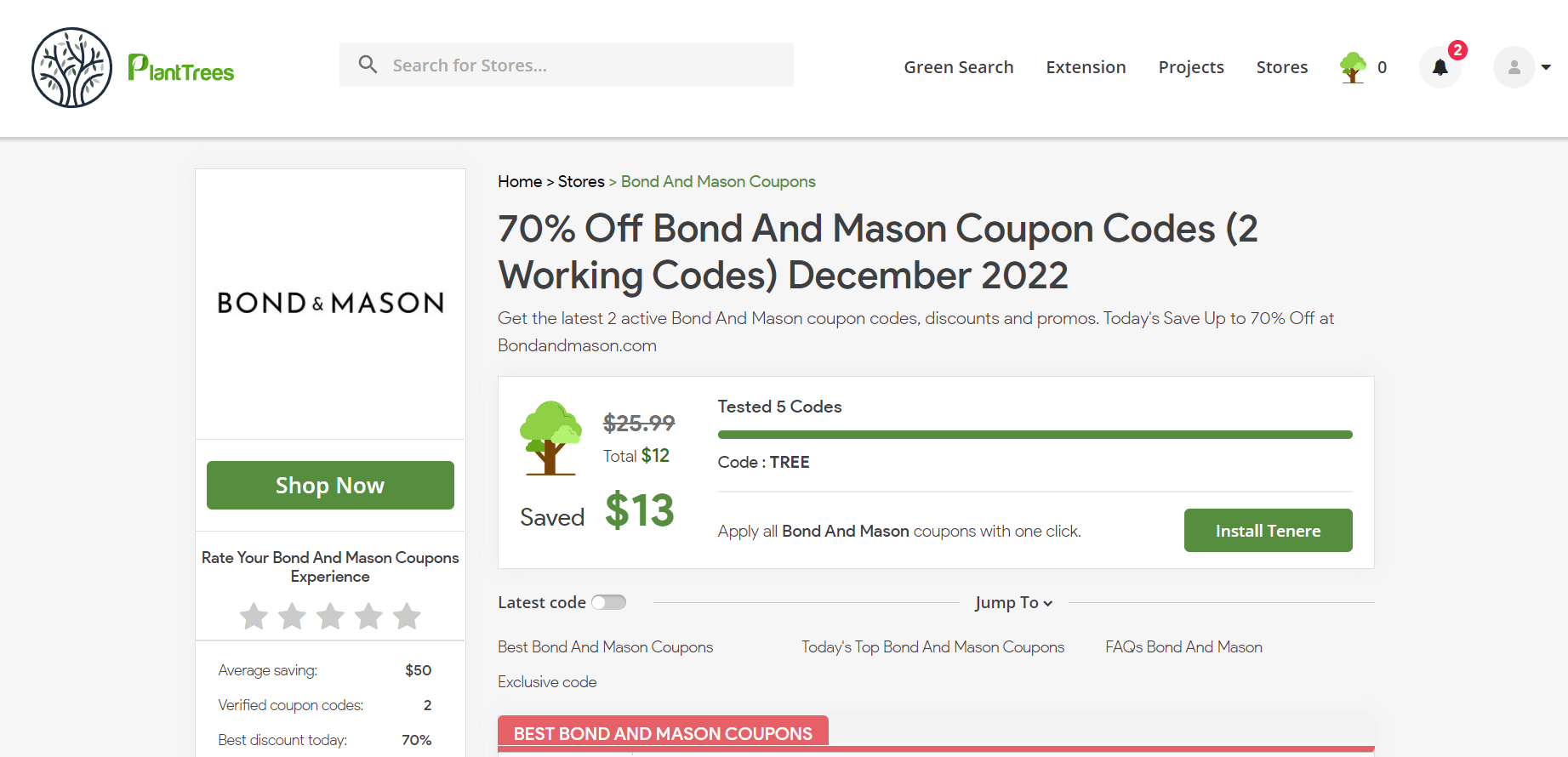 How To Use Bond And Mason Discount Code?